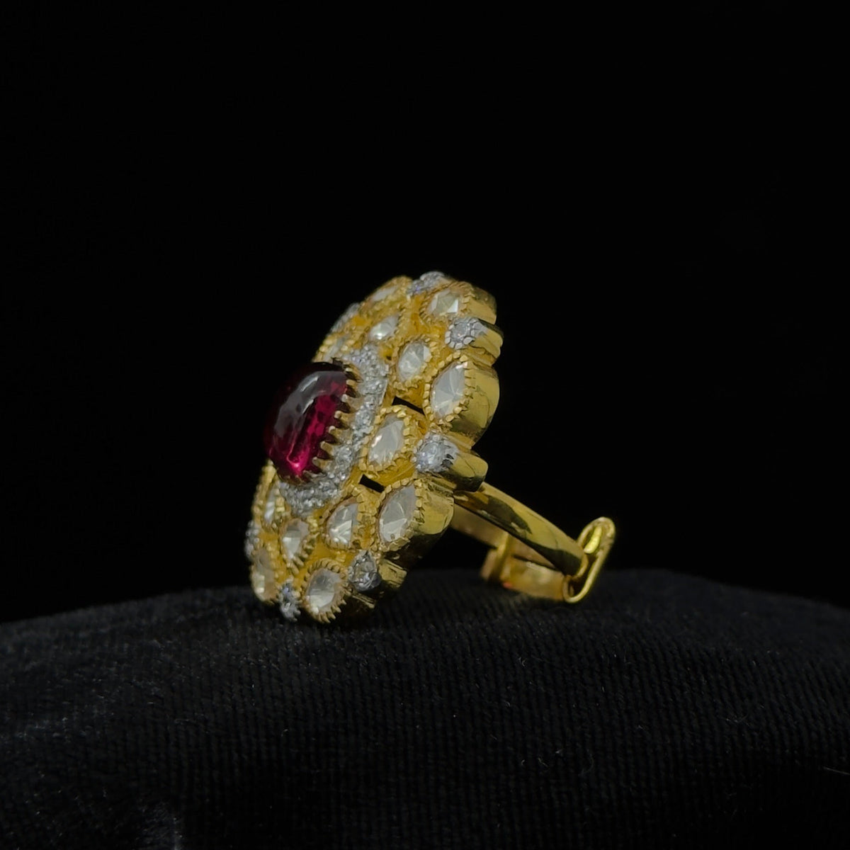 Earrings and ring